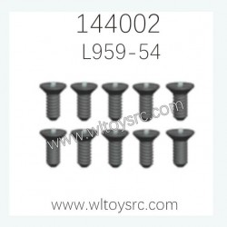 WLTOYS 144002 Parts L959-54 Countersunk head tapping Screw
