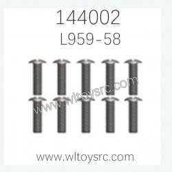 WLTOYS 144002 Parts L959-58 Round head tapping Screw