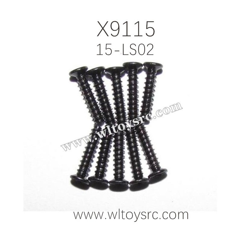 XINLEHONG Toys X9115 Parts Countersunk Head Screws 15-LS02
