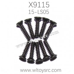 XINLEHONG Toys X9115 Parts Countersunk Head Screw 15-LS05 2.3X10KBHO
