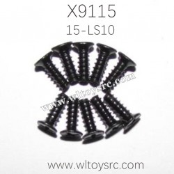 XINLEHONG Toys X9115 Parts Countersunk Head Screw 15-LS10 2.6X8KBHO