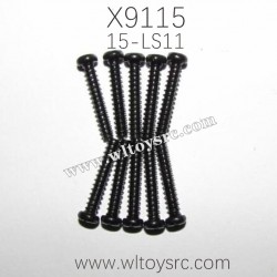 XINLEHONG Toys X9115 Parts Round Headed Screw 15-LS11 2.6X15PBHO