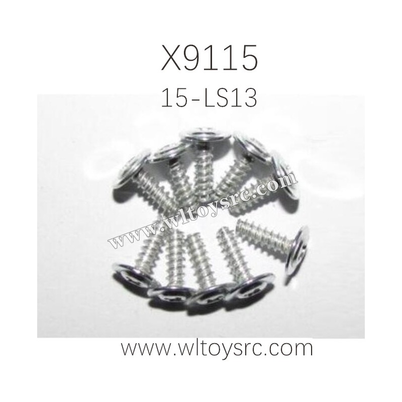 XINLEHONG Toys X9115 Parts Round Headed Screw 15-LS13 2.6X7X7PWBHO