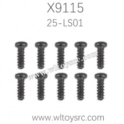 XINLEHONG Toys X9115 Parts Round Headed Screw 2.6X10PBHO 25-LS01