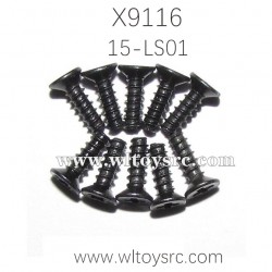 XINLEHONG Toys X9116 Parts Countersunk Head Screws 15-LS01