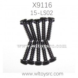 XINLEHONG Toys X9116 Parts Countersunk Head Screws 15-LS02