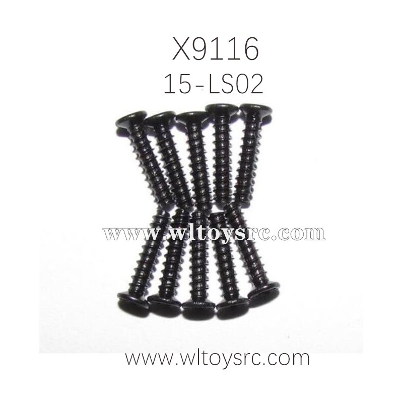 XINLEHONG Toys X9116 Parts Countersunk Head Screws 15-LS02