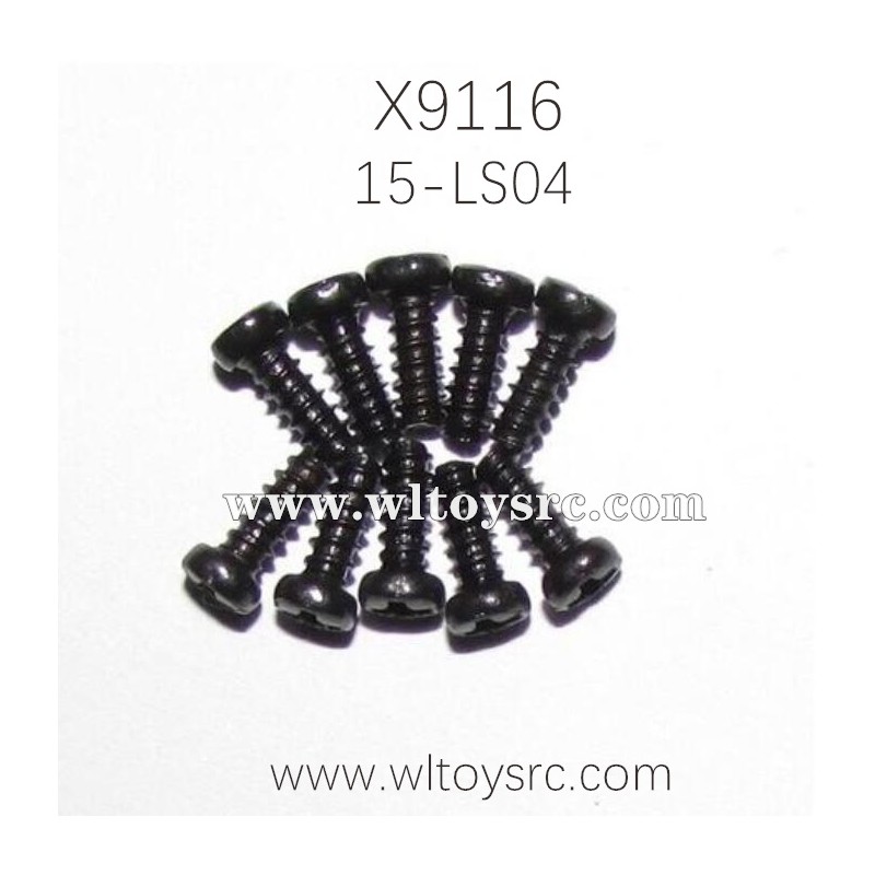 XINLEHONG Toys X9116 Parts Round Headed Screw 15-LS04 2.3X6PBHO