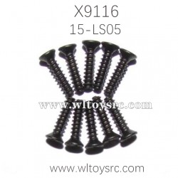 XINLEHONG Toys X9116 Parts Countersunk Head Screw 15-LS05