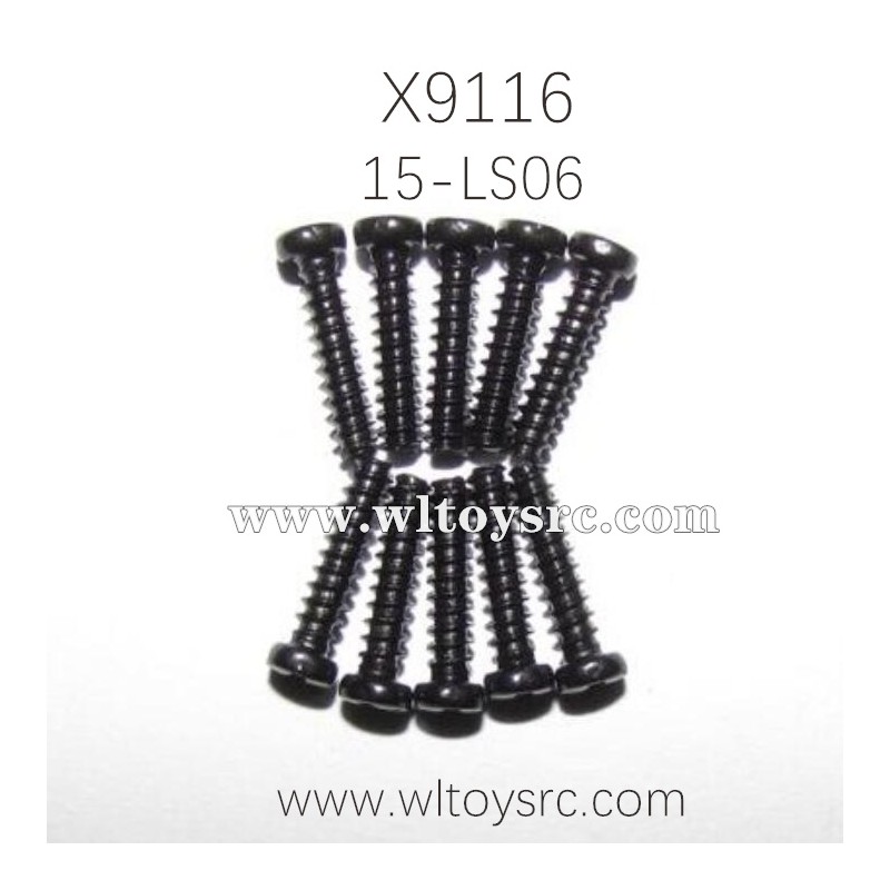 XINLEHONG Toys X9116 Parts Round Headed Screw 15-LS06