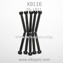XINLEHONG Toys X9116 Parts Round Headed Screw 15-LS08 2.3X16PBHO