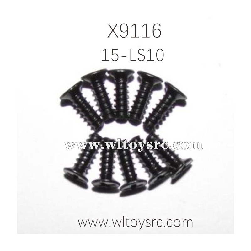 XINLEHONG Toys X9116 Parts Countersunk Head Screw 15-LS10