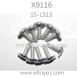 XINLEHONG Toys X9116 Parts Round Headed Screw 15-LS13 2.6X7X7PWBHO