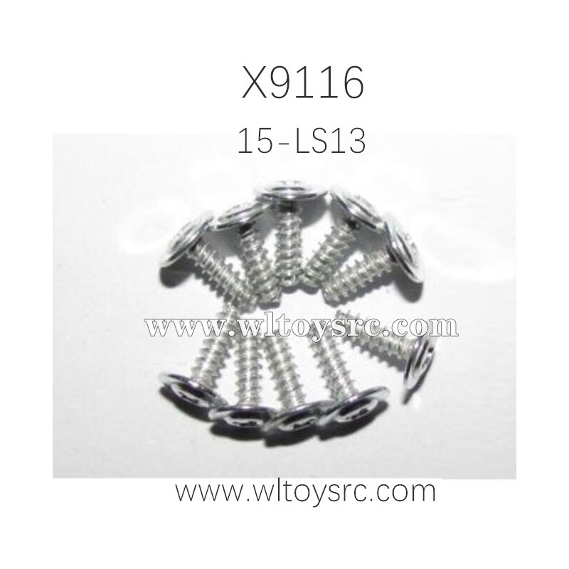 XINLEHONG Toys X9116 Parts Round Headed Screw 15-LS13 2.6X7X7PWBHO