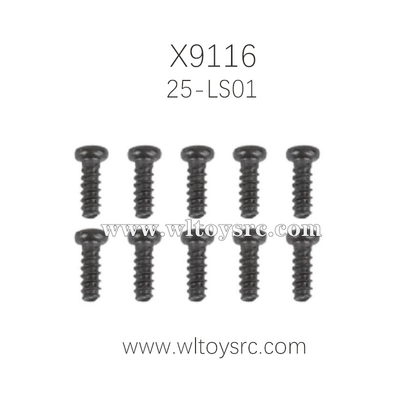 XINLEHONG Toys X9116 Parts Round Headed Screw 25-LS01