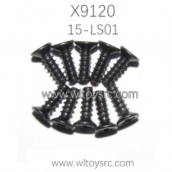 XINLEHONG Toys X9120 Parts Countersunk Head Screws 15-LS01