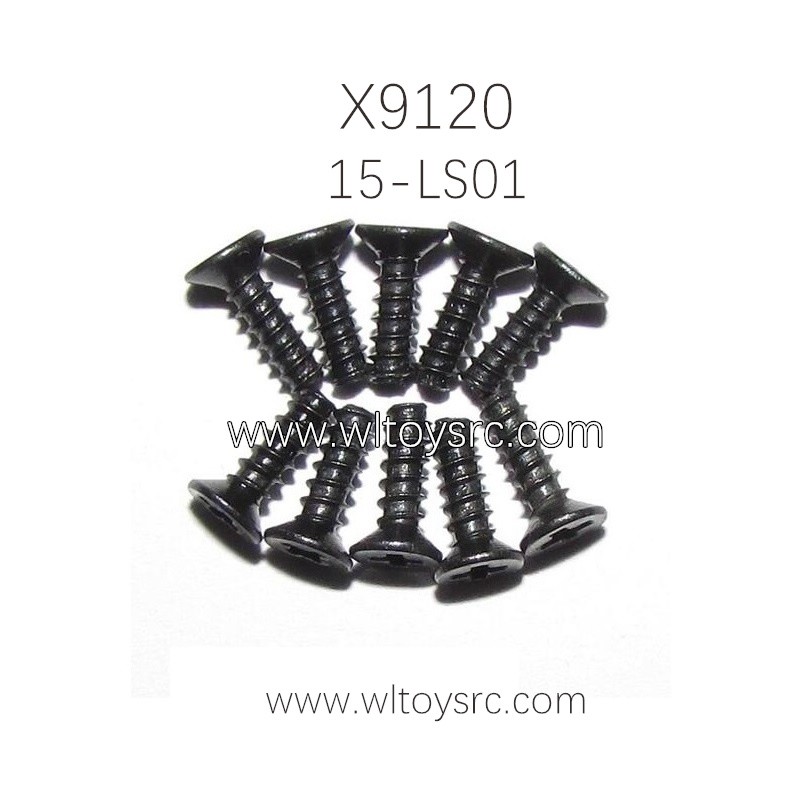 XINLEHONG Toys X9120 Parts Countersunk Head Screws 15-LS01