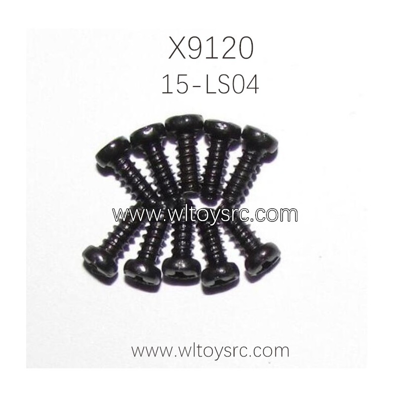 XINLEHONG Toys X9120 Parts Round Headed Screw 15-LS04 2.3X6PBHO