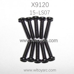 XINLEHONG Toys X9120 Parts Round Headed Screw 15-LS07 2.3X12PBHO
