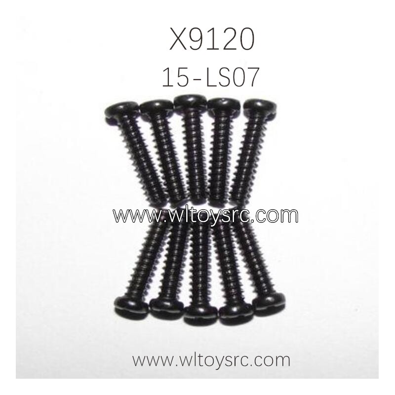 XINLEHONG Toys X9120 Parts Round Headed Screw 15-LS07 2.3X12PBHO