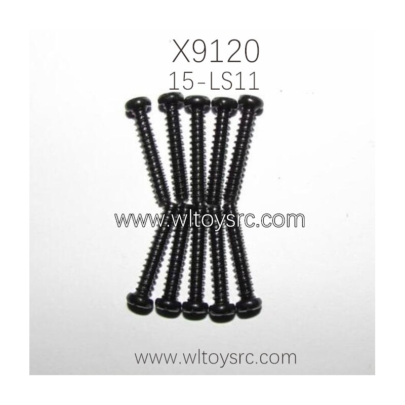 XINLEHONG Toys X9120 Parts Round Headed Screw 15-LS11 2.6X15PBHO