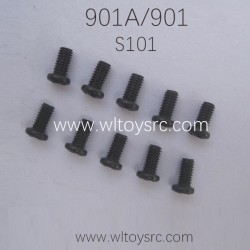 HBX 901A 901 Parts Round Head Screw 2.5X6mm S101