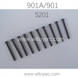 HBX 901A 901 Parts Round Head Self Tapping Screw 2.6X25mm S201