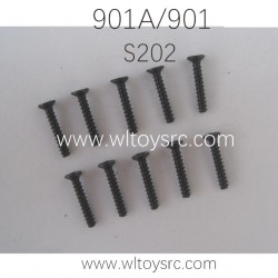 HBX 901A 901 Parts Countersunk Self Tapping Screw 2X12mm S202