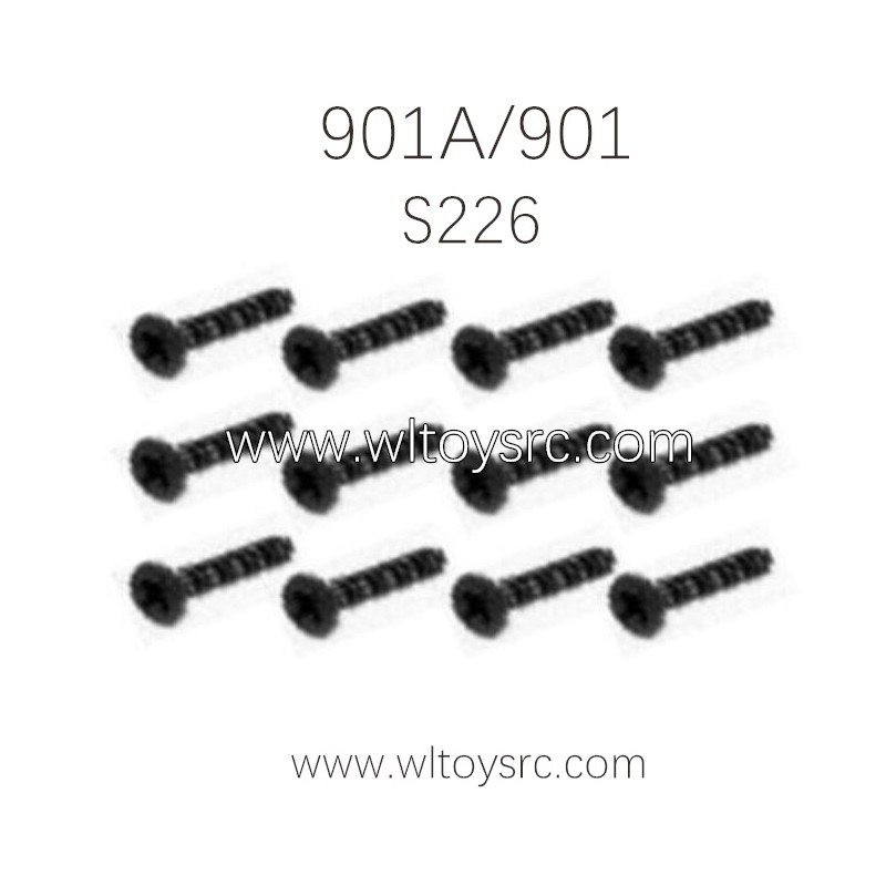 HBX 901A 901 Parts Countersunk Self Tapping S226