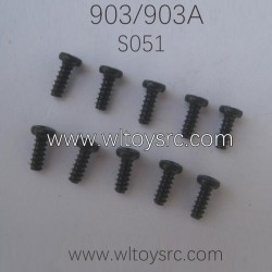 HAIBOXING 903 903A RC Car Parts Round Head Self Tapping Screw S051