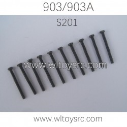 HAIBOXING 903 903A RC Car Parts Round Head Self Tapping Screw S201