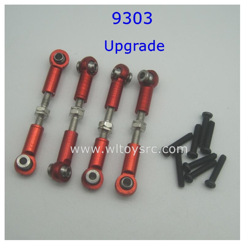 PXTOYS 9303 RC Car Upgrade Metal Parts Connect Rod Red