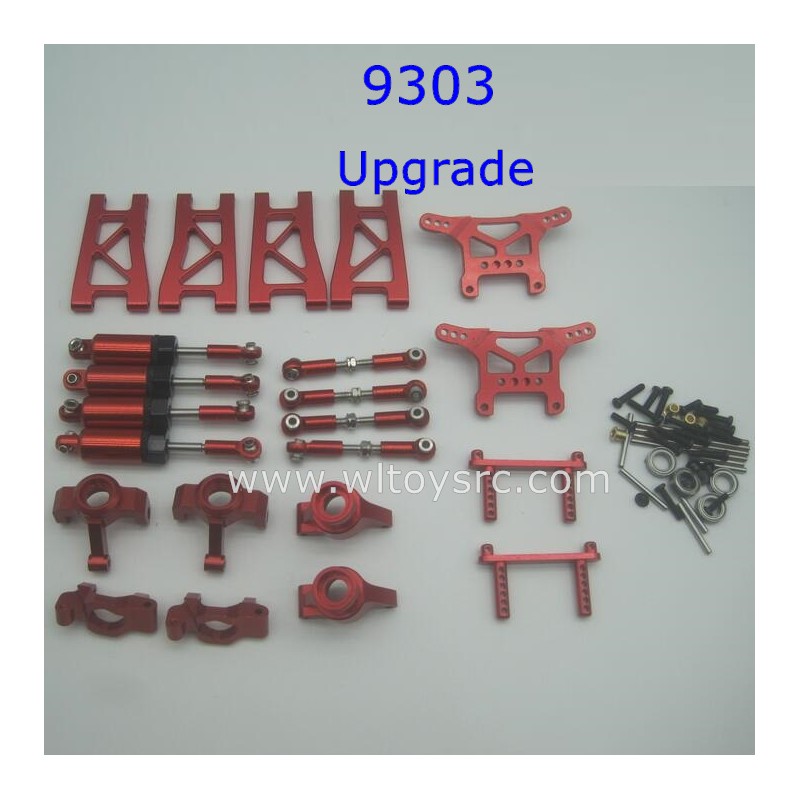 PXTOYS 9303 1/18 RC Car Upgrade Metal Parts List