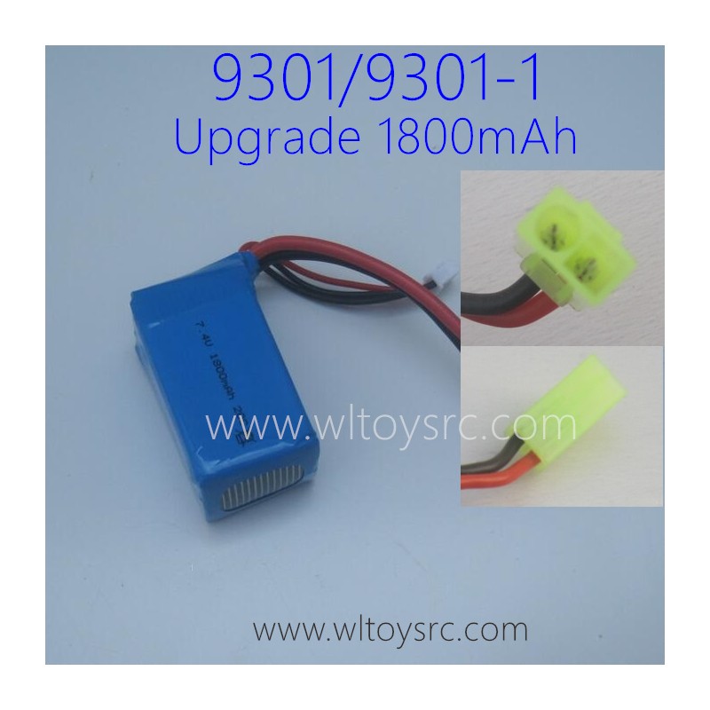 7.4V 1800mAh Battery Upgrade Parts for PXTOYS 9301 RC Car