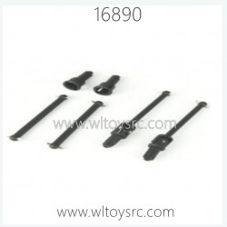 HBX 16890 Destroyer Parts Drive Shafts Front+Rear M16015