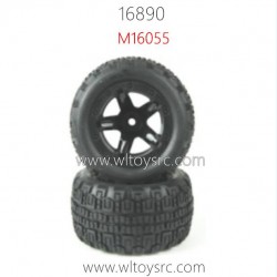 HBX 16890 RC Car Parts Wheels Complete M16055