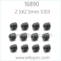 HBX 16890 Parts Screws 2.5X2.5mm S103
