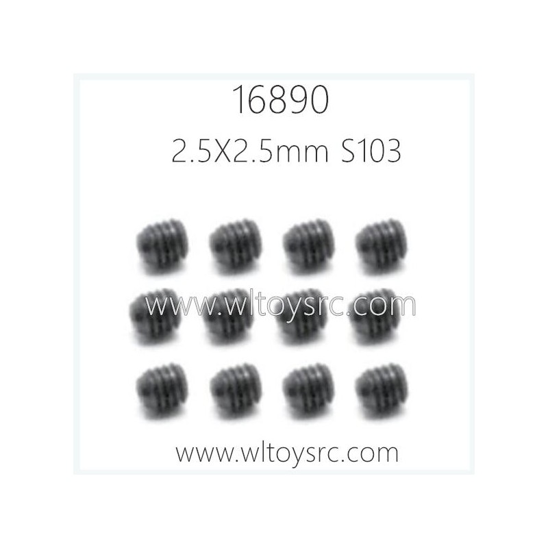 HBX 16890 Parts Screws 2.5X2.5mm S103