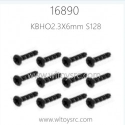 HBX 16890 Parts Countersunk Self Tapping KBHO2.3X6mm S128