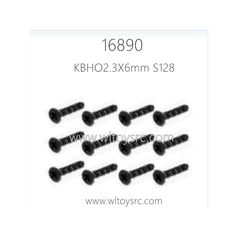 HBX 16890 Parts Countersunk Self Tapping KBHO2.3X6mm S128