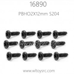 HBX 16890 Parts Pan Head Self Tapping Screws S204