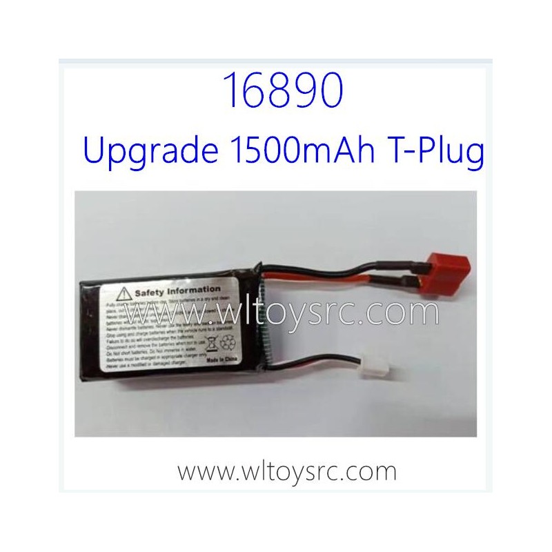 HBX 16890 RC Car Upgrade Parts Li-PO 1500mAH 30C Battery