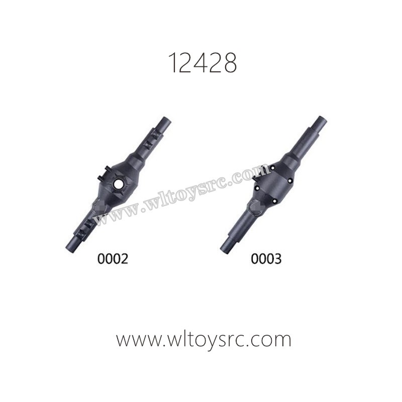 WLTOYS 12428 Parts, Rear Axle Shell Left and Right