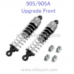 HBX 905 905A RC Car Parts Front Upgrade Aluminum Capped Oil Fill Shocks 90201F