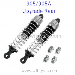 HBX 905 905A RC Car Rear Upgrade Aluminum Capped Oil Fill Shocks 90201R
