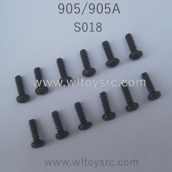 HBX 905 905A RC Truck Parts Round Head Self Tapping Screw S018