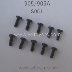 HBX 905 905A RC Truck Parts Round Head Self Tapping Screw S051