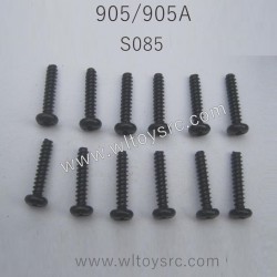 HBX 905 905A RC Truck Parts Round Head Self Tapping 3X15mm S085