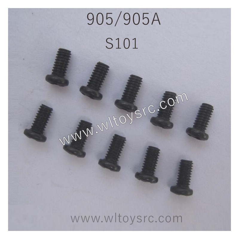 HBX 905 905A Parts Round Head Screw 2.5X6mm S101