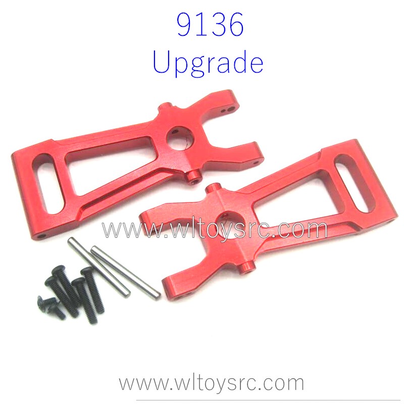 XINLEHONG 9136 1/16 RC Truck Upgrade Parts Rear Lower Swing Arm Red